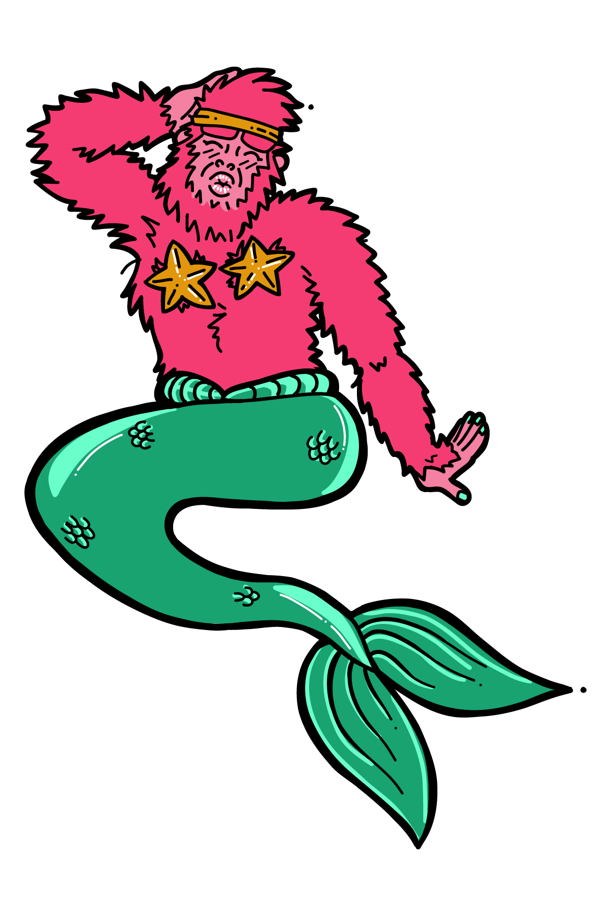 Squatch Summer Sticker