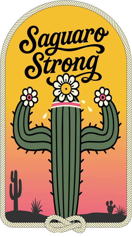 Saguaro Strong Sticker