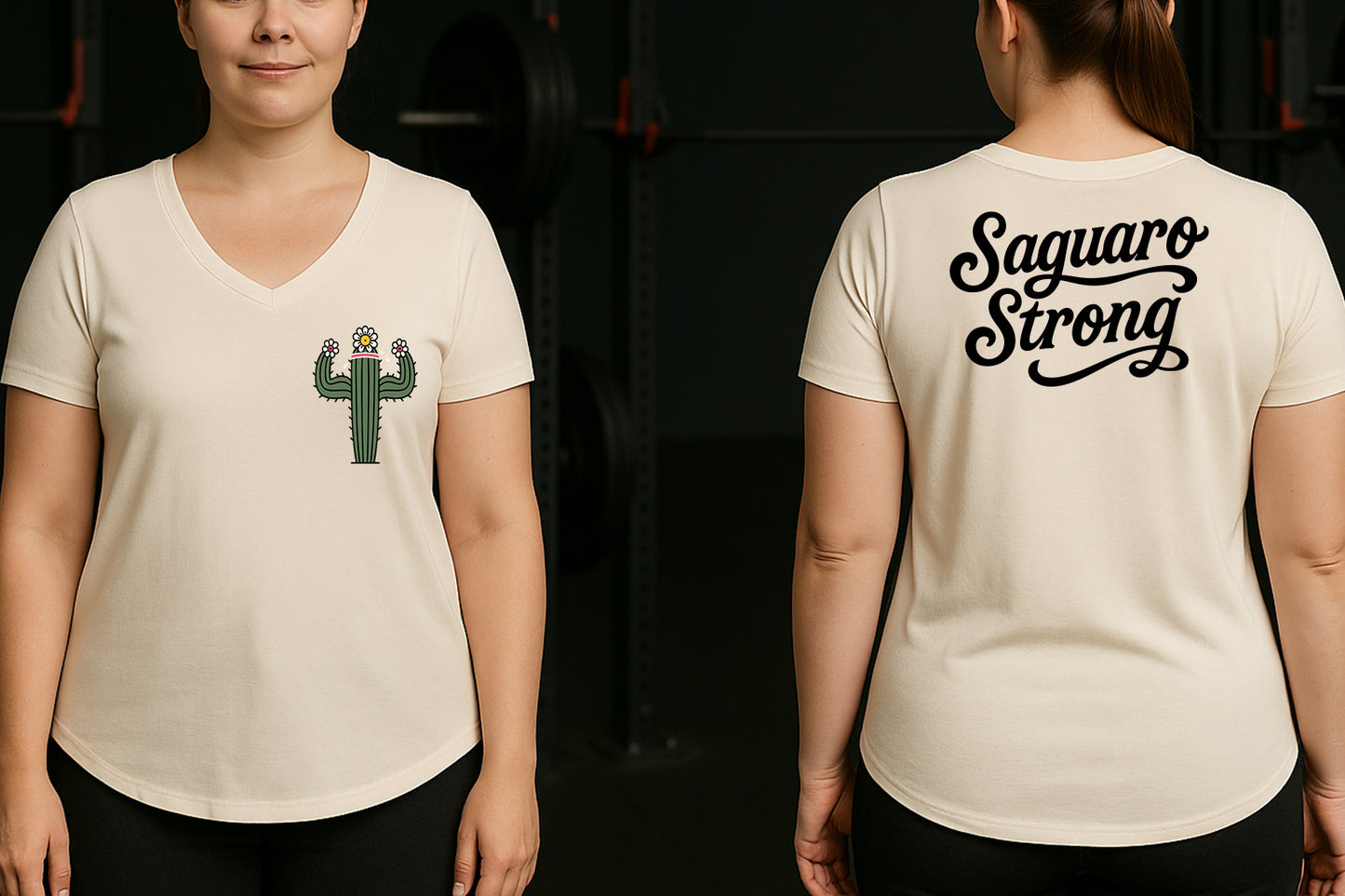 Woman Saguaro Strong Solo